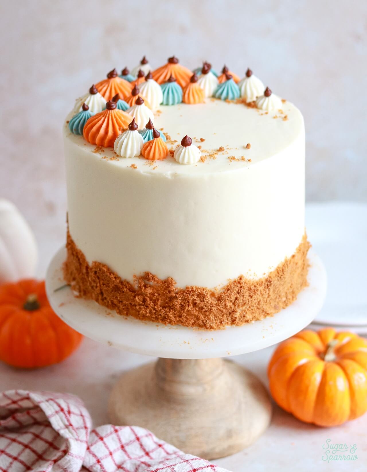 pumpkin layer cake recipe with cream cheese frosting