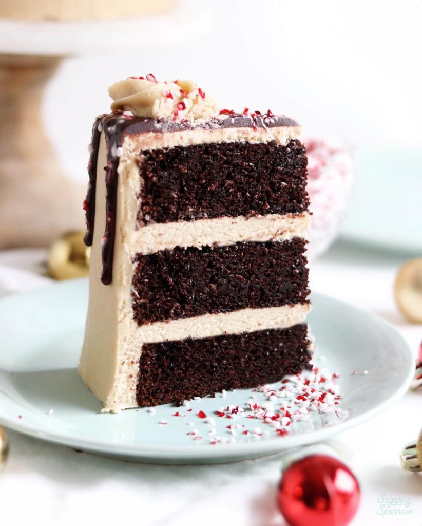 peppermint mocha cake with coffee buttercream recipe