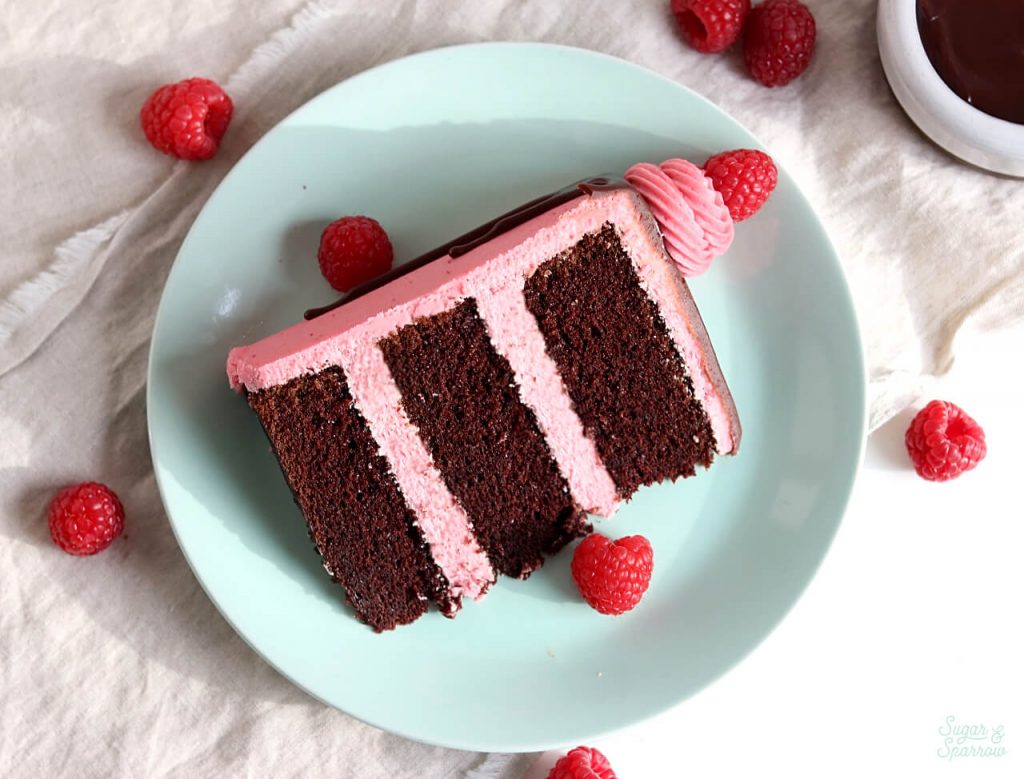 chocolate cake with raspberry buttercream recipe