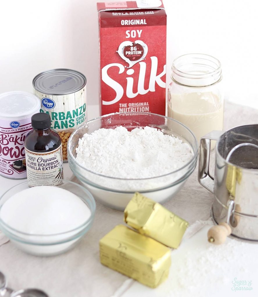 vegan vanilla cake ingredients