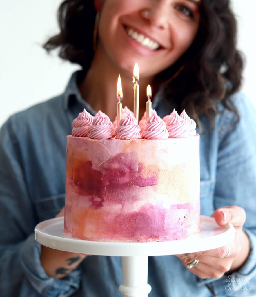 sugar and sparrow birthday cake