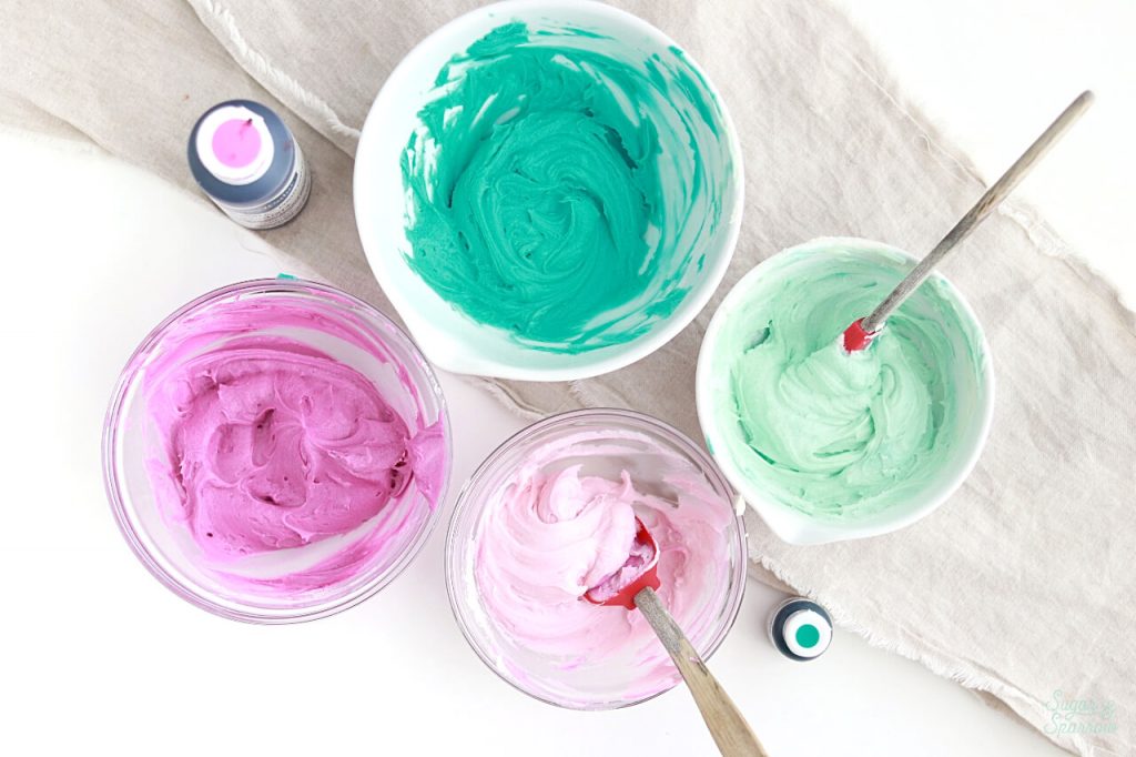 how to make buttercream colors