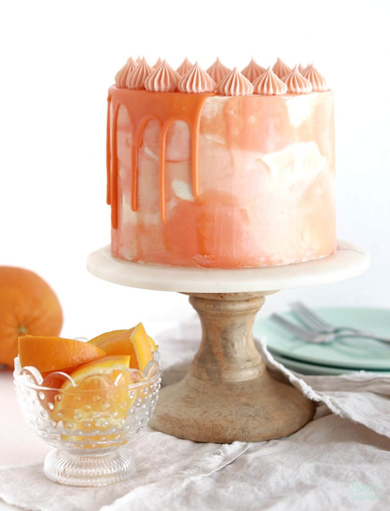 orange cake recipe with vanilla buttercream