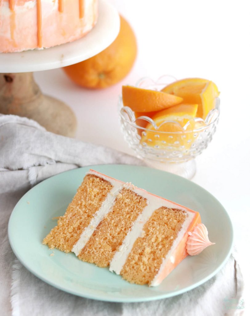 Orange Cream Cake – Deliciously Sprinkled