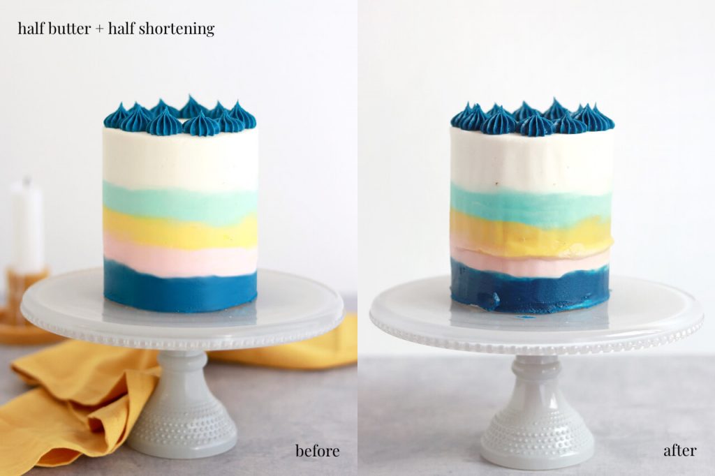 how to keep buttercream frosting from melting