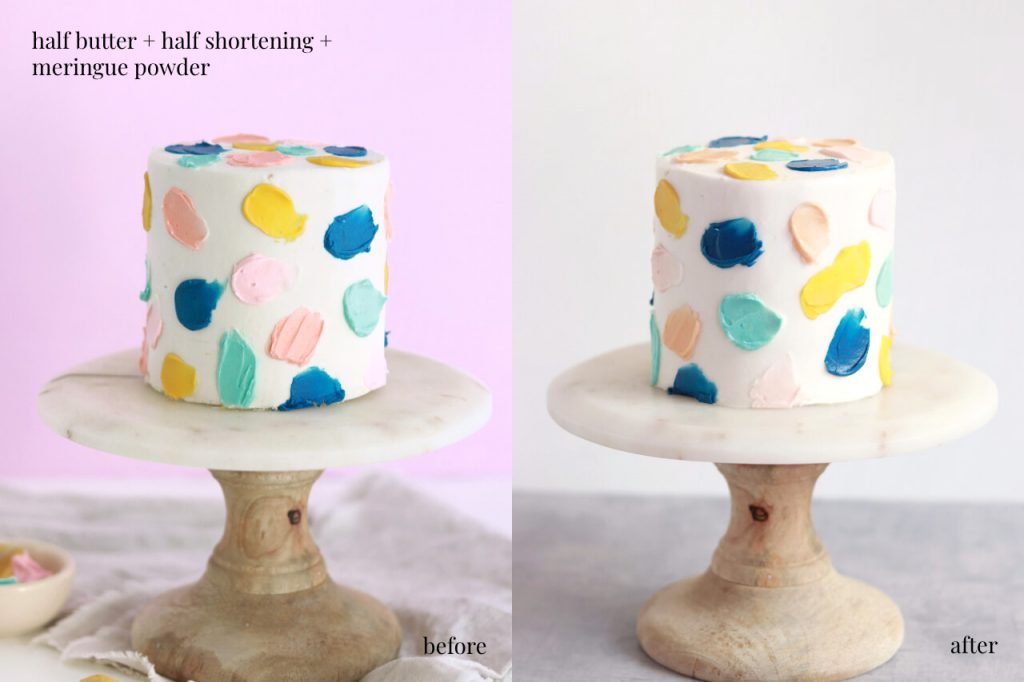 heat stable buttercream recipe by sugar and sparrow