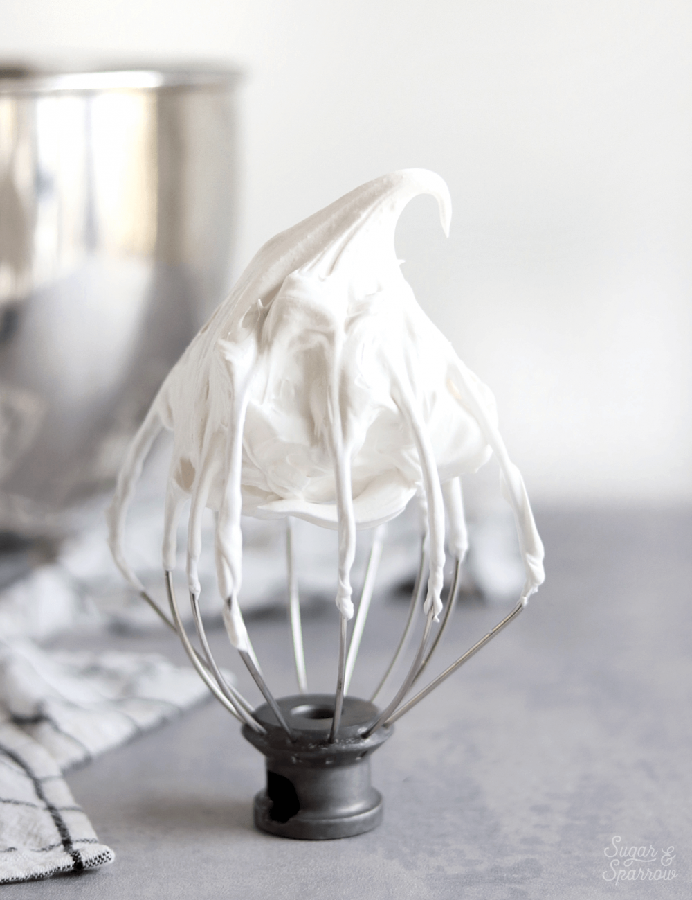 Homemade Marshmallow Meringue Frosting Recipe Sugar & Sparrow