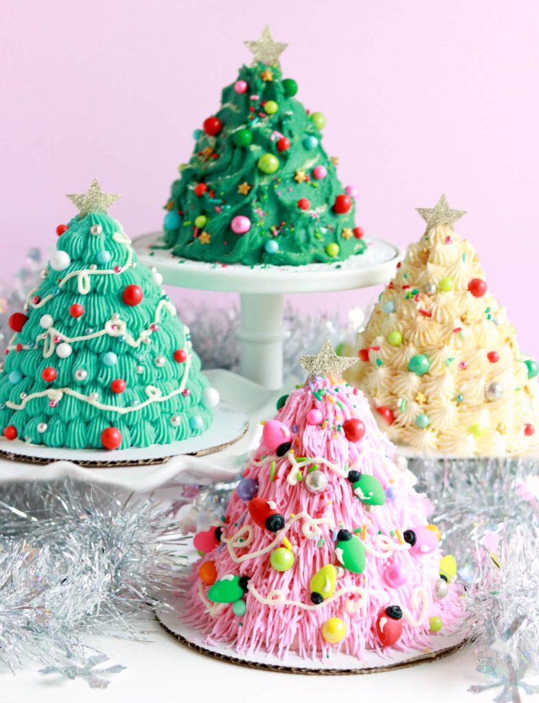 Simple Christmas Tree Cake - Wilton