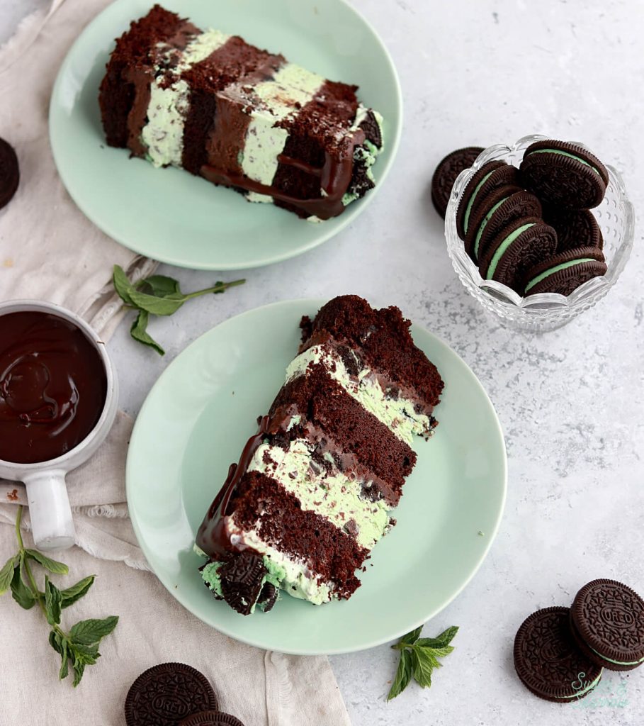 mint oreo ice cream cake recipe