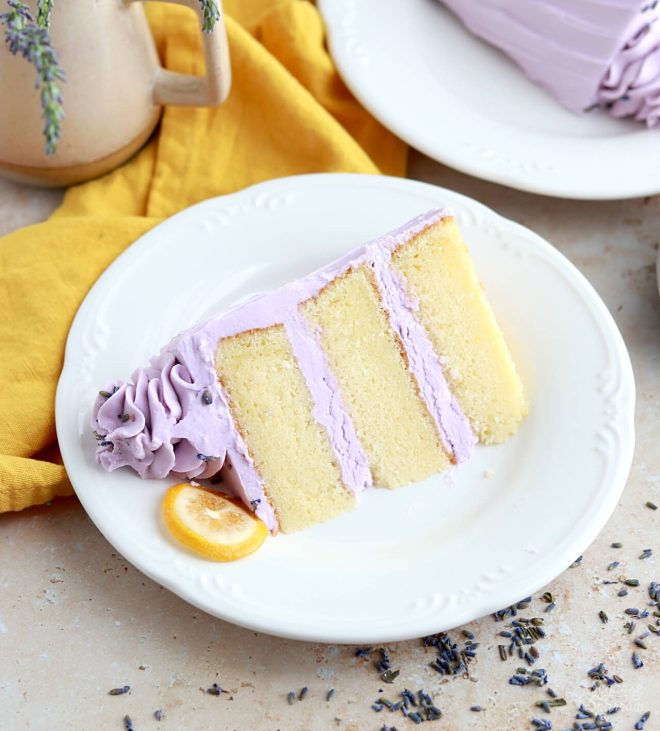 Lemon Lavender Cake Recipe Sugar & Sparrow