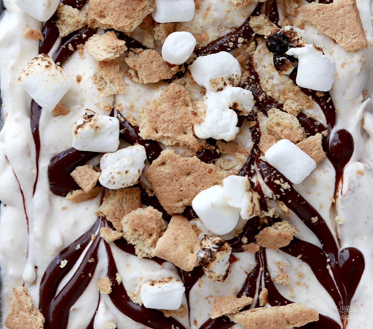 No-Churn S'mores Ice Cream