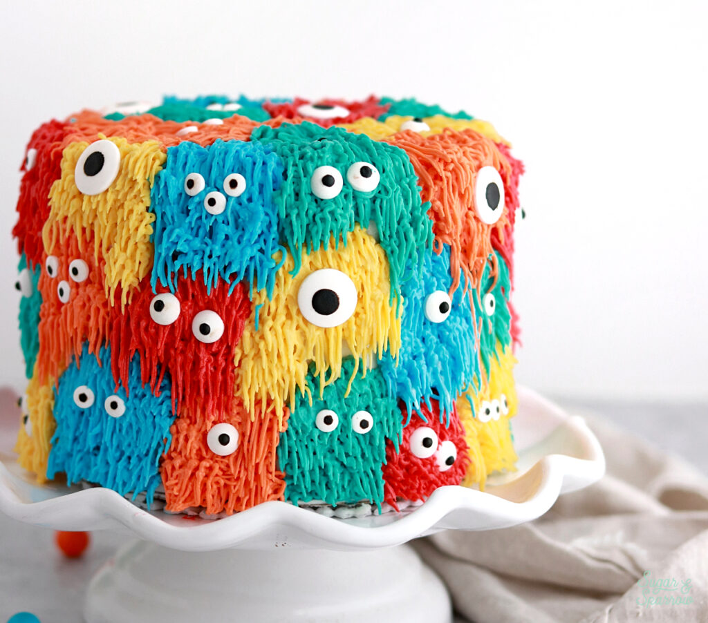 monster shag cake by sugar and sparrow