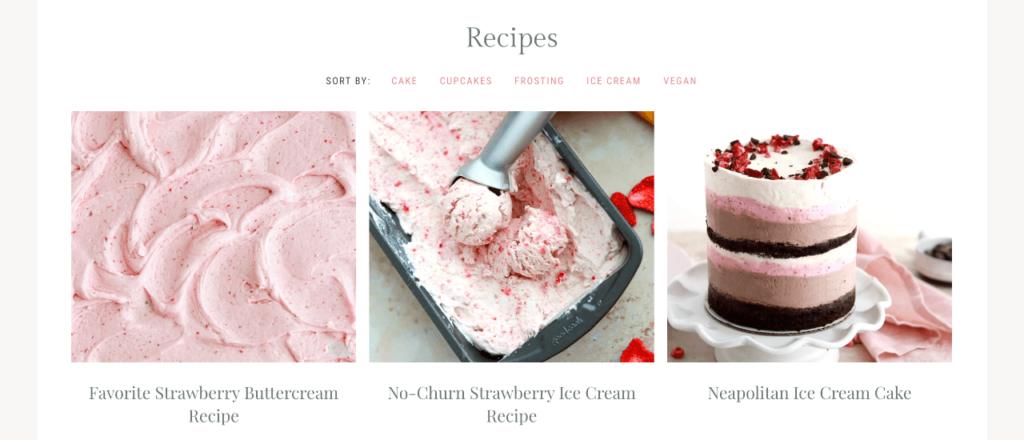 sugar and sparrow site revamp