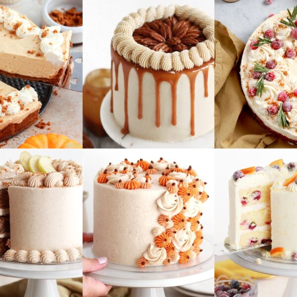 thanksgiving cake recipes by sugar and sparrow