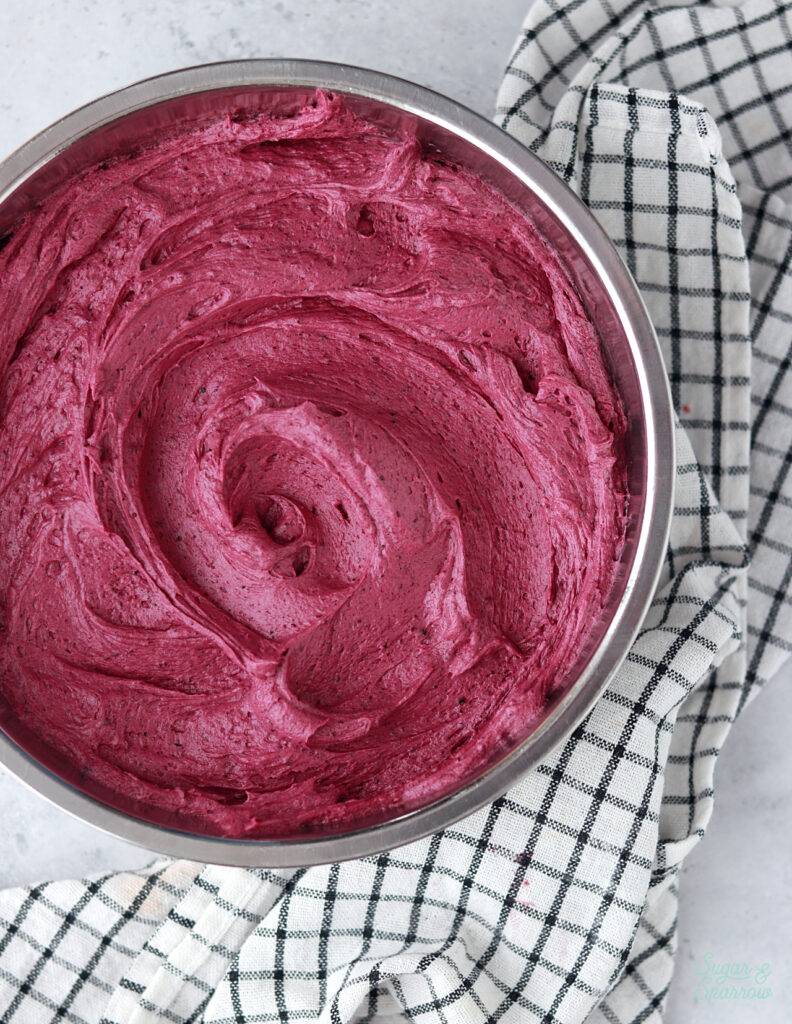 blueberry frosting recipe