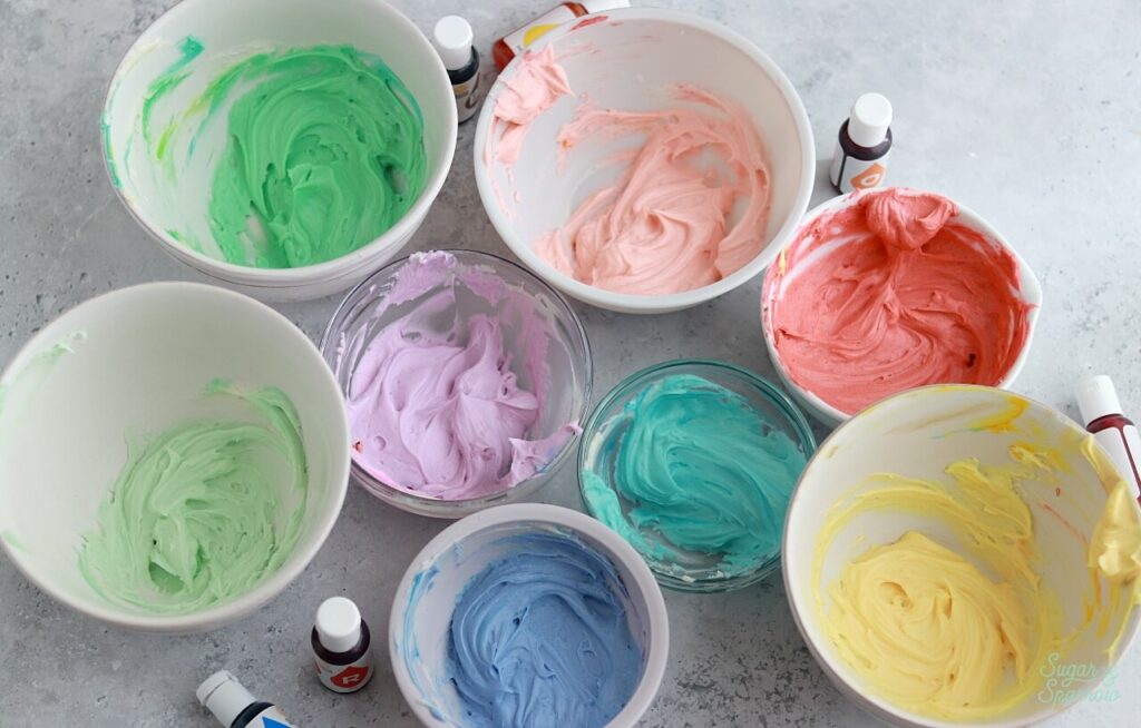 buttercream color palette