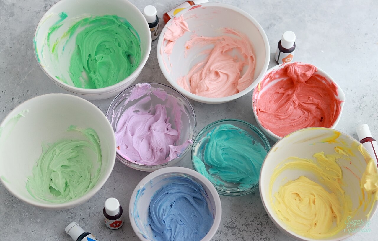 buttercream color palette