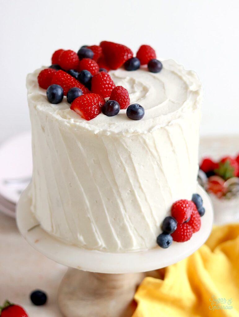 Simplified Berry Chantilly Cake Recipe - On Sutton Place