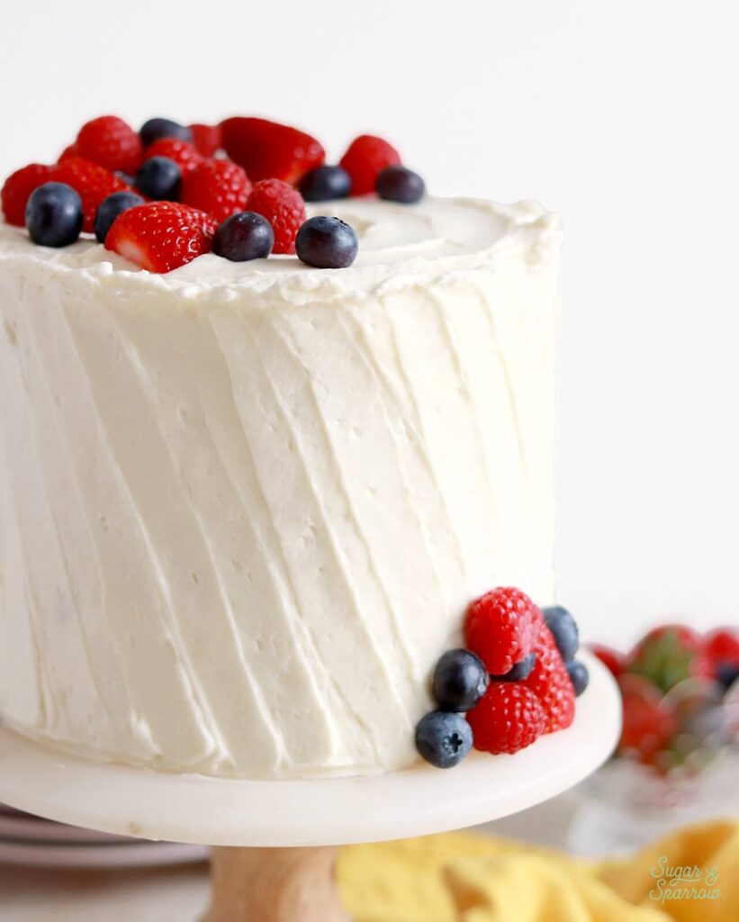 berry chantilly cream cake recipe