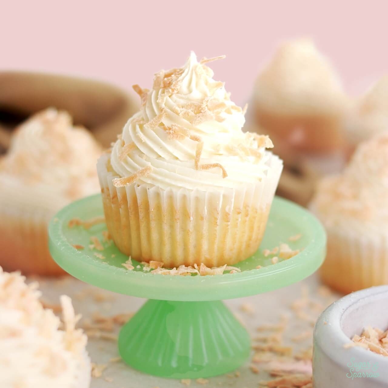 Toasted Coconut Cupcakes