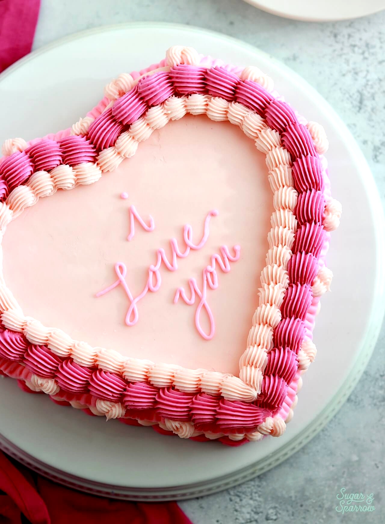 heart shaped cake tutorial