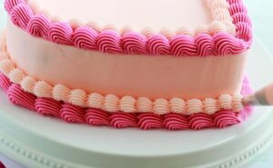 how to pipe a buttercream shell border with tip 32