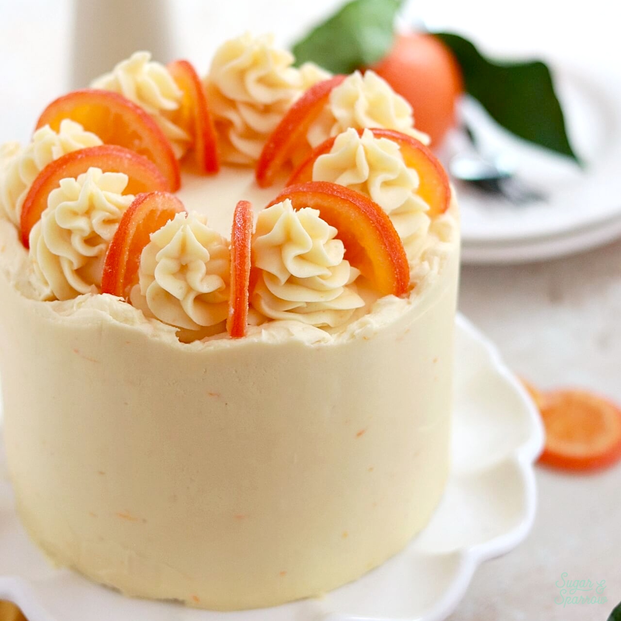 Champagne Mimosa Cake