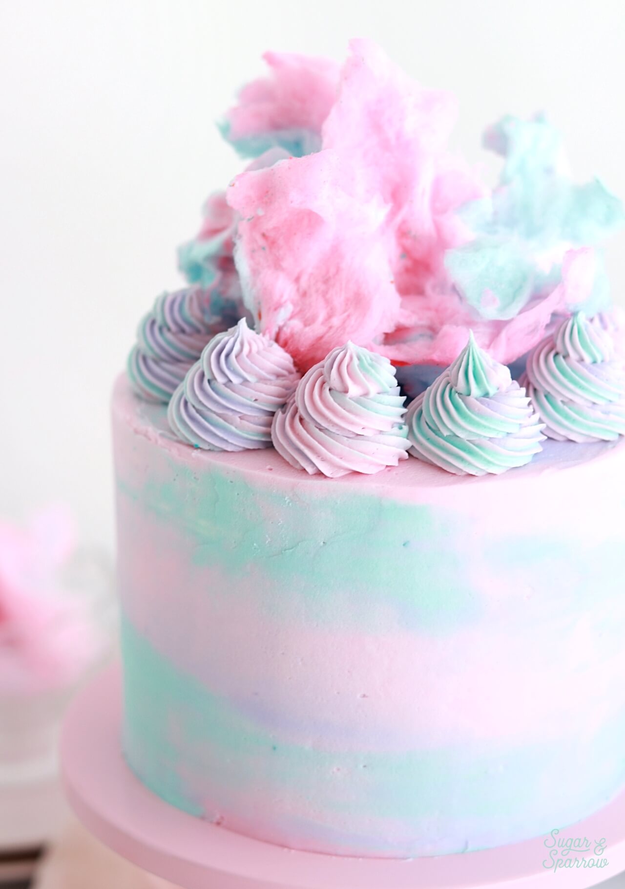 the ultimate cotton candy flavored cake recipe