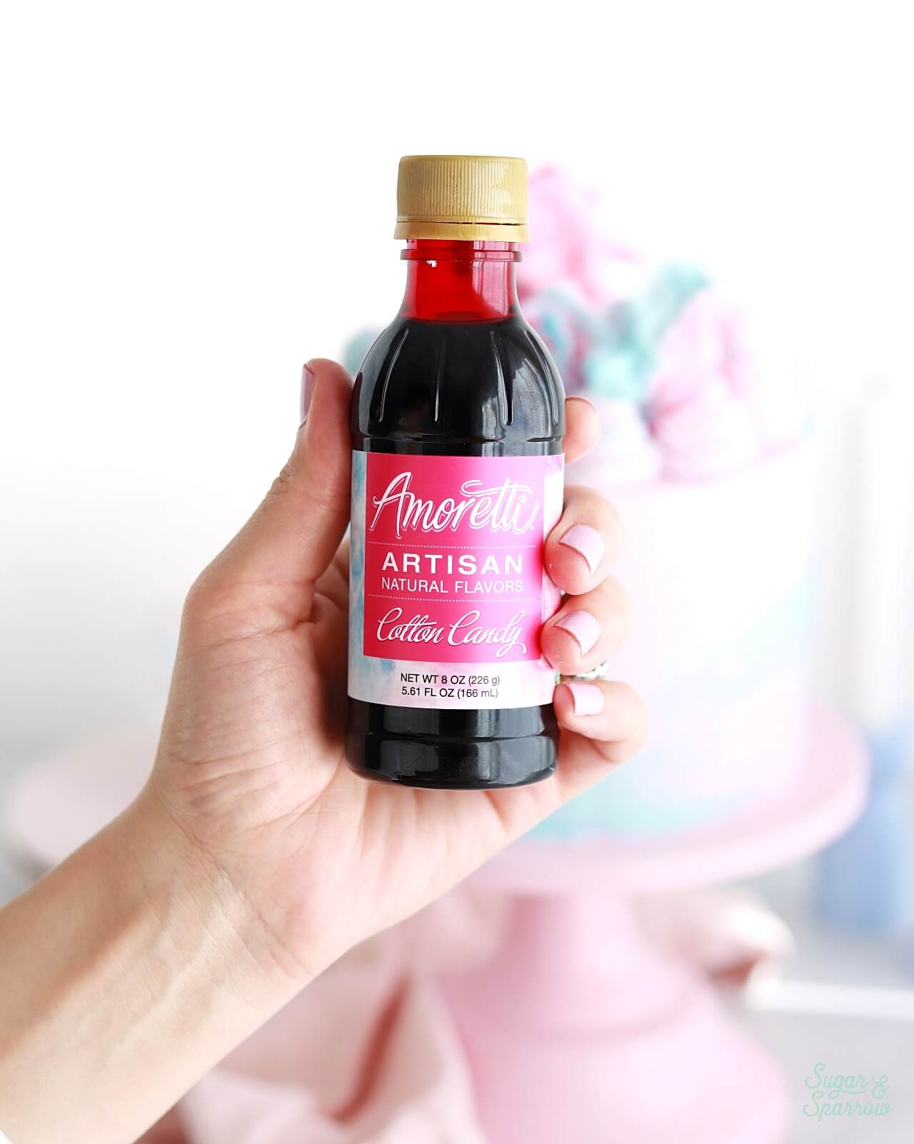 amoretti natural cotton candy artisan flavor baking cake