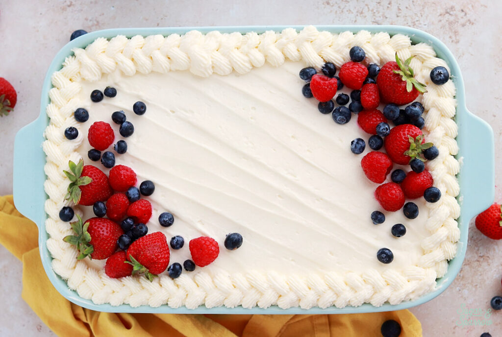 berry chantilly sheet cake recipe