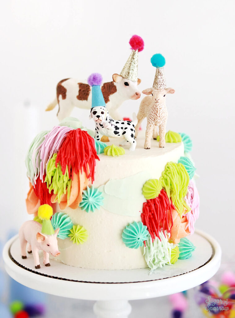 party animal cake toppers tutorial