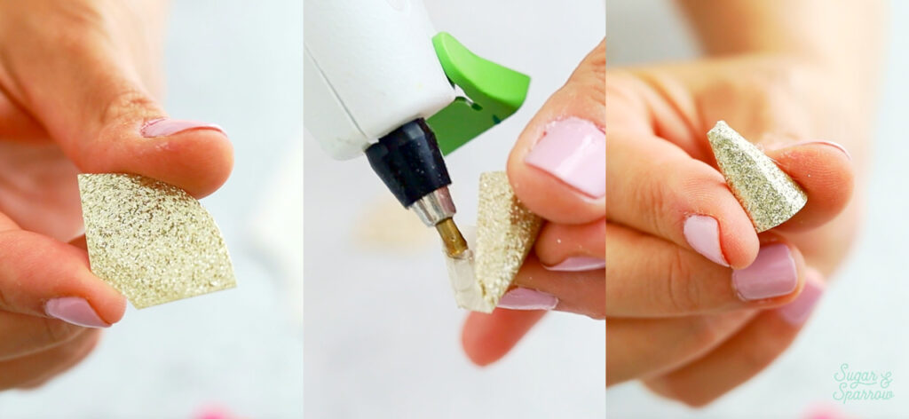 diy party hats for animal cake toppers
