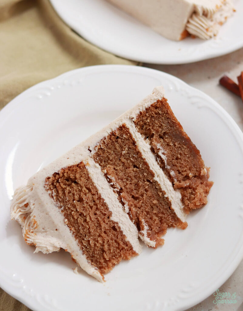 apple layer cake recipe by sugar and sparrow