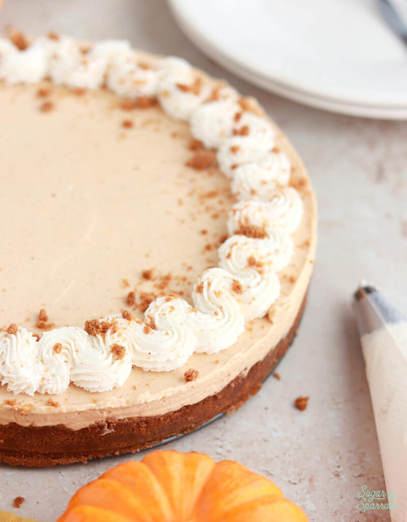 how to decorate a pumpkin cheesecake