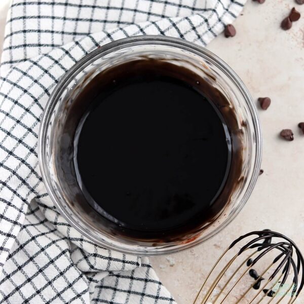 black chocolate ganache recipe by sugar and sparrow