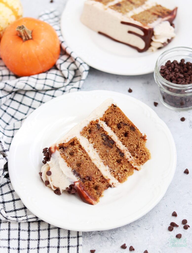 pumpkin chocolate chip layer cake recipe