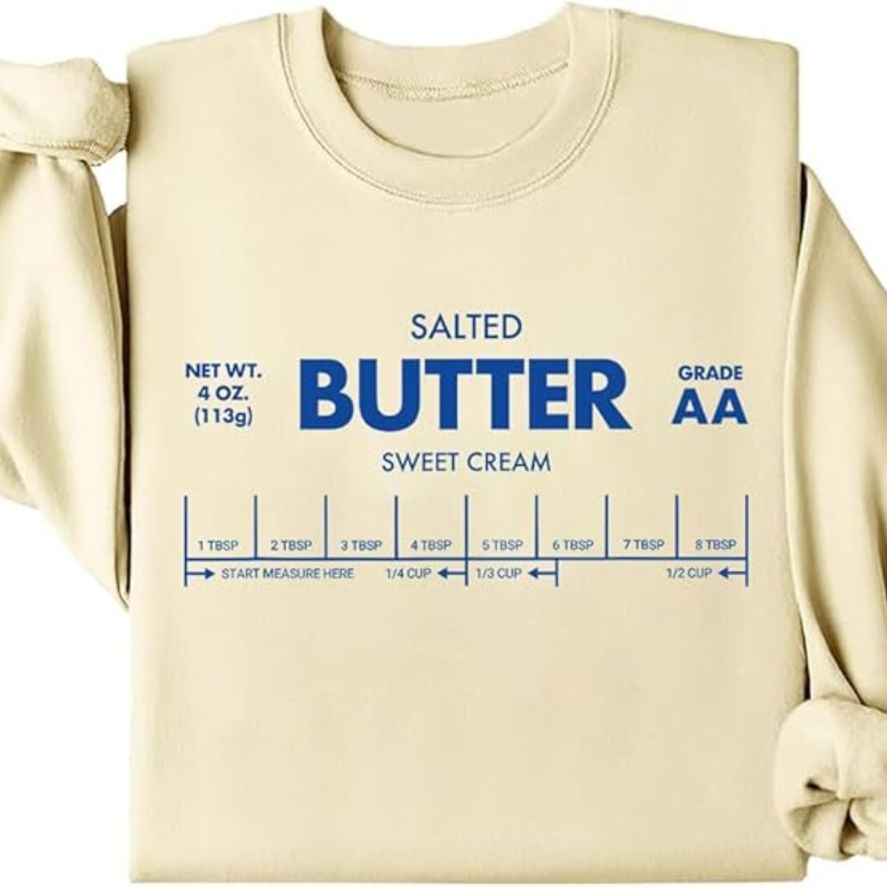 butter sweatshirt for bakers