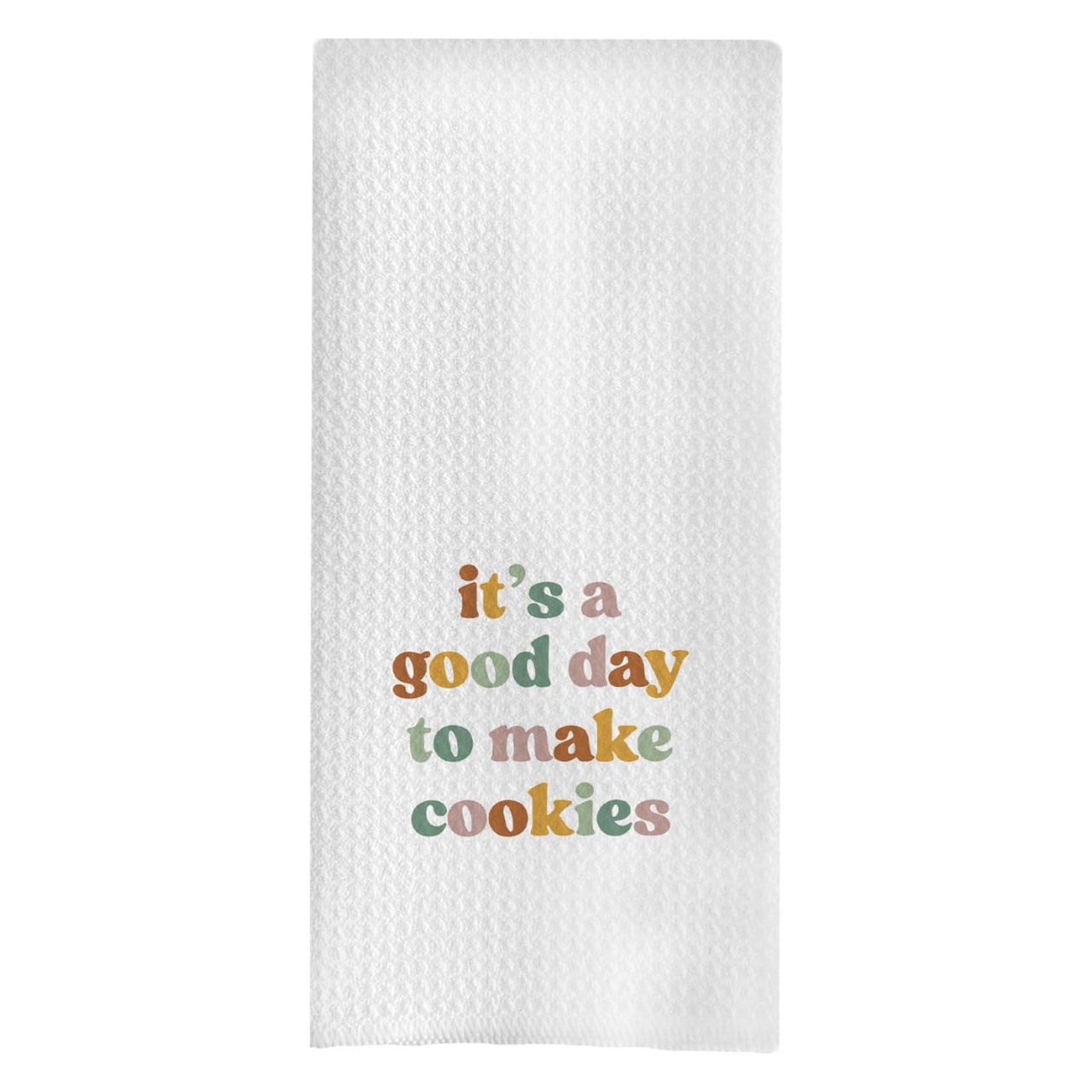 good day to make cookies dish towel