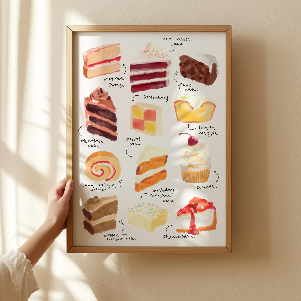 Classic Cakes art print