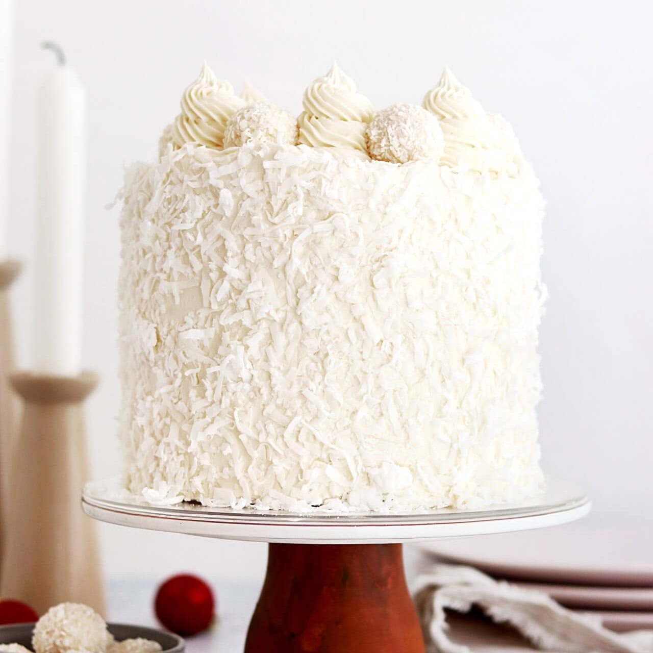 rafaello cake recipe by sugar and sparrow