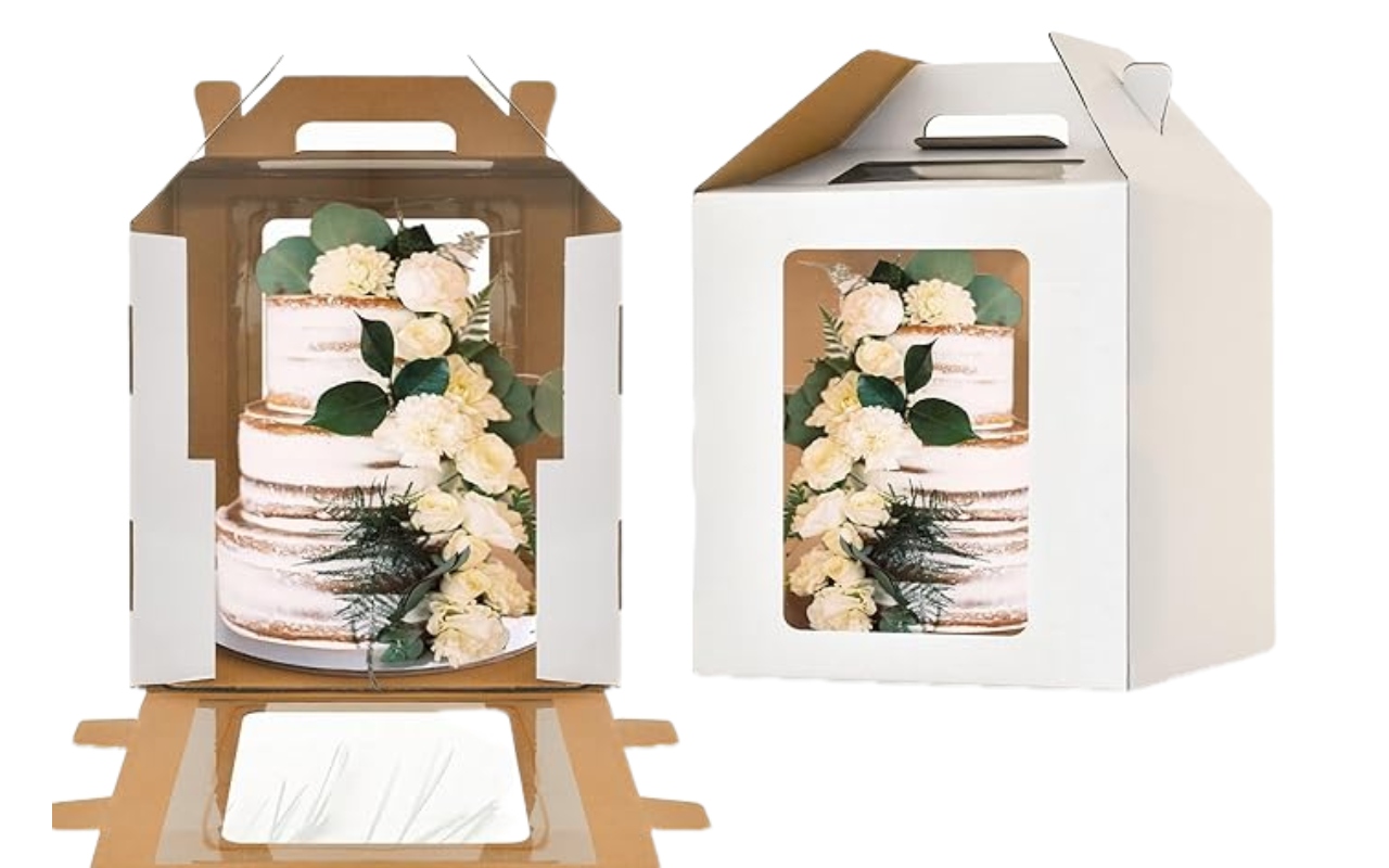 boxes for transporting tiered cakes