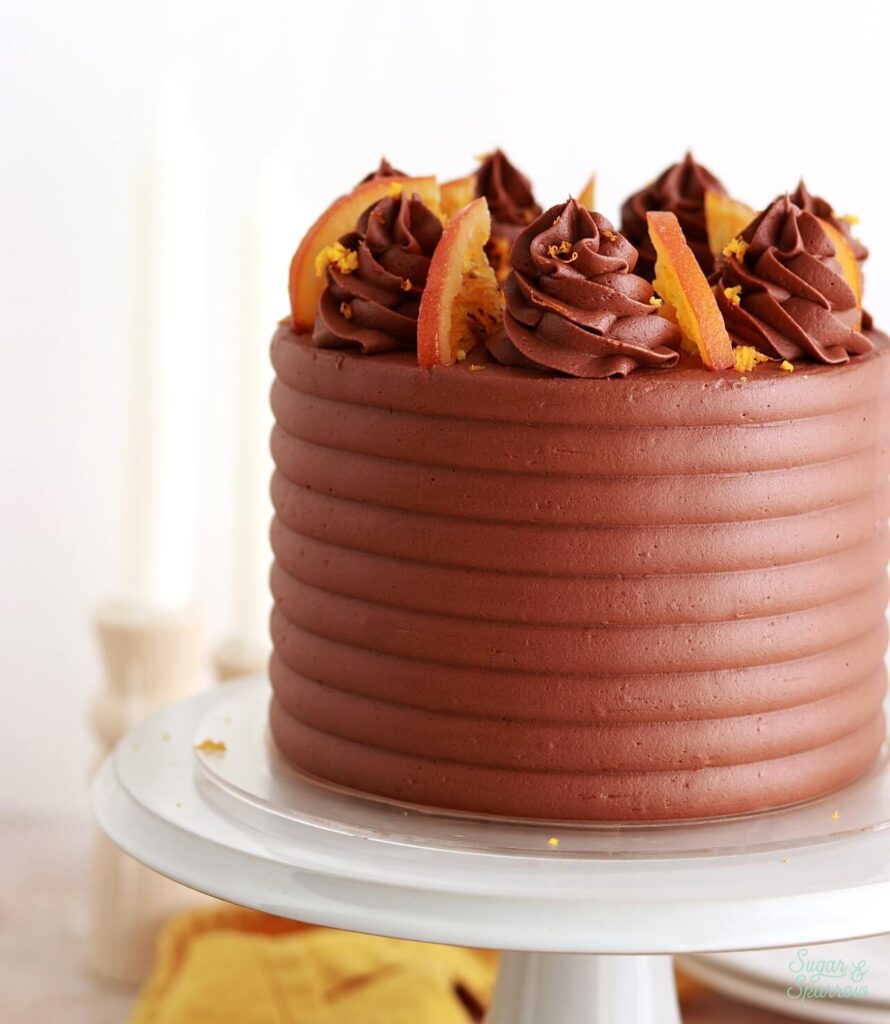 holiday cake recipe: chocolate orange cake