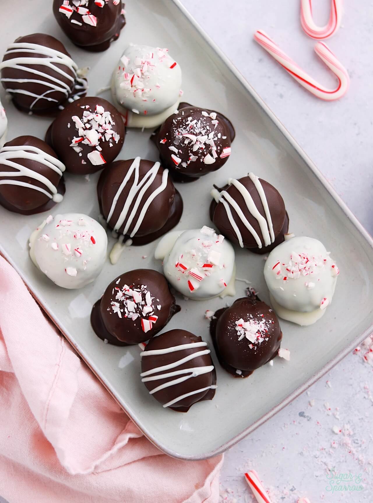 peppermint oreo truffles recipe