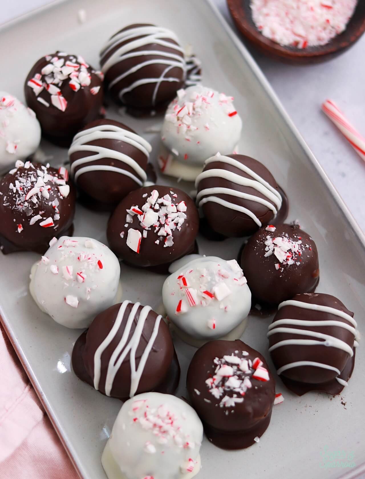 peppermint oreo truffles recipe