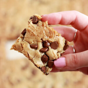 sheet pan chocolate chip cookie recipe