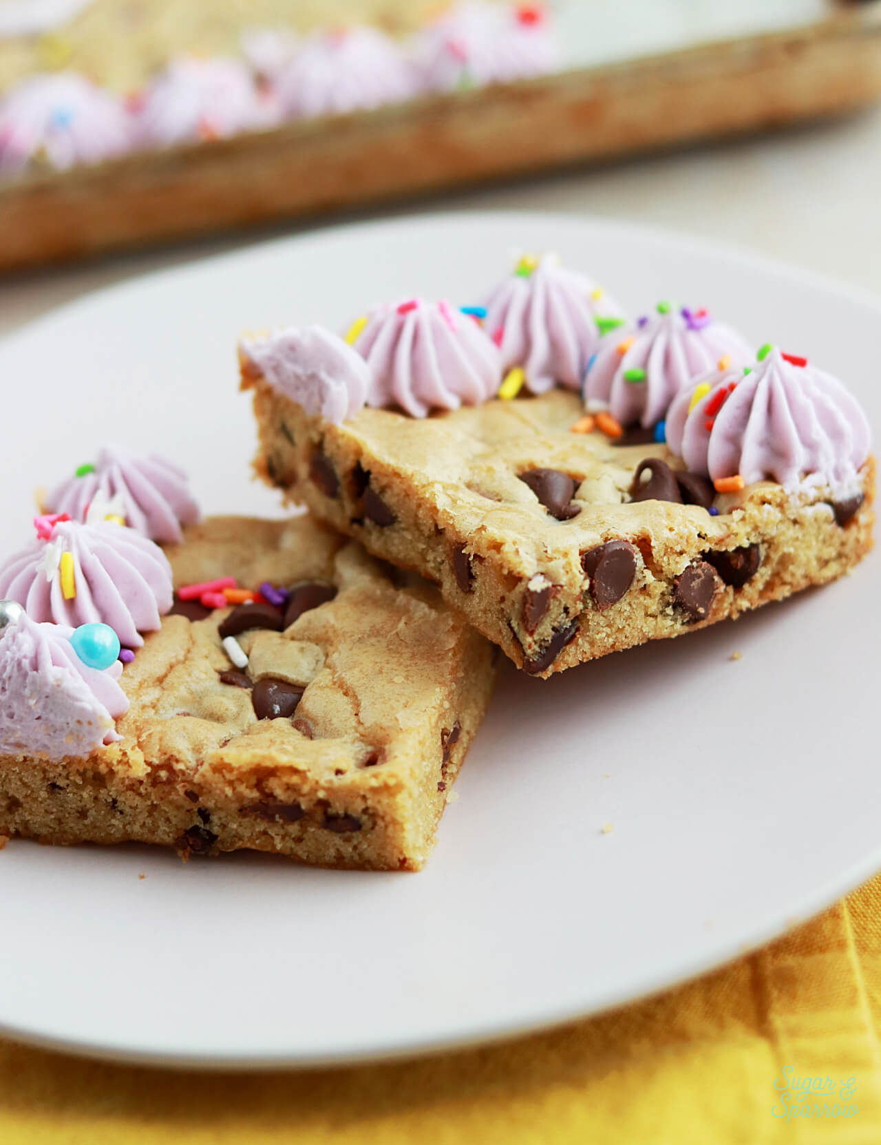 chocolate chip cookie cake