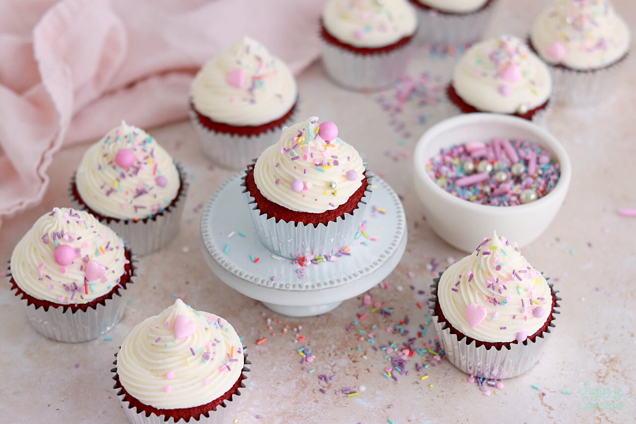valentines day red velvet cupcakes recipe
