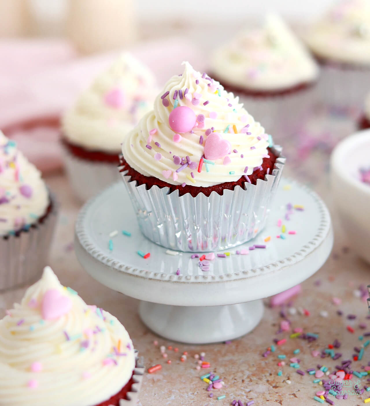 red velvet cupcakes valentines day recipe