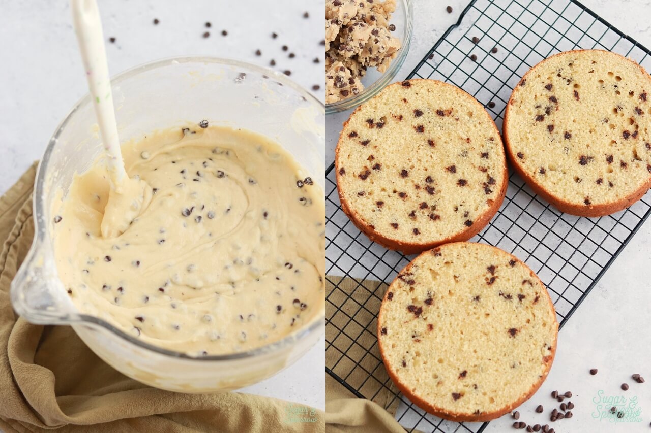 chocolate chip cookie cake