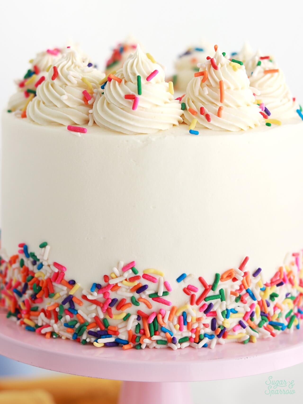 vanilla cake without eggs recipe